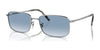 Ray-Ban RB3717 Sunglasses / Silver №003/3F / Blue (2N 29.9%) / Size 57