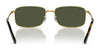 Ray-Ban RB3717 Sunglasses / Gold №9196S2 / Blue (Polarized) (2P 22.1%) / Size 57