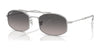 Ray-Ban RB3719 Sunglasses / Silver №003/M3 / Light Grey (Polarized) (2P 18.01%) / Size 51