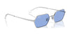 Ray-Ban YEVI RB3728 Sunglasses / Light Gold №92136V / Dark Grey (3N 13.6%) / Size 55