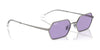 Ray-Ban YEVI RB3728 Sunglasses / Light Gold №92136V / Dark Grey (3N 13.6%) / Size 55