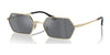 Ray-Ban YEVI RB3728 Sunglasses / Light Gold №92136V / Dark Grey (3N 13.6%) / Size 55
