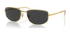 Ray-Ban RB3732 Sunglasses / Arista Gold №001/48 / Black (Polarized) (3P 11.40%) / Size 56