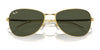 Ray-Ban RB3733 Sunglasses / Arista Gold №001/M2 / Brown (Polarized) (3P 15%) / Size 56