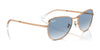Ray-Ban RB3733 Sunglasses / Arista Gold №001/M2 / Brown (Polarized) (3P 15%) / Size 56