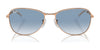 Ray-Ban RB3733 Sunglasses / Arista Gold №001/M2 / Brown (Polarized) (3P 15%) / Size 56