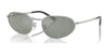Ray-Ban RB3734 Sunglasses / Silver №003/40 / Green (3N 9%) / Size 59