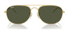 Ray-Ban BAIN BRIDGE RB3735 Sunglasses / Silver №003/3F / Clear & Blue (2N 29.9%) / Size 57
