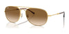 Ray-Ban BAIN BRIDGE RB3735 Sunglasses / Arista Gold №001/51 / Clear & Brown (2N 30.5%) / Size 57