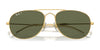 Ray-Ban BAIN BRIDGE RB3735 Sunglasses / Silver №003/3F / Clear & Blue (2N 29.9%) / Size 57