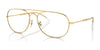 Ray-Ban BAIN BRIDGE RB3735 Eyeglasses / Arista Gold №001/GH / Clear/Grey (Photochromic) (3F 15.7%) / Size 57