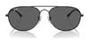 Ray-Ban BAIN BRIDGE RB3735 Sunglasses / Silver №003/3F / Clear & Blue (2N 29.9%) / Size 57