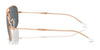 Ray-Ban BAIN BRIDGE RB3735 Sunglasses / Silver №003/3F / Clear & Blue (2N 29.9%) / Size 57