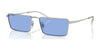 Ray-Ban EMY RB3741 Sunglasses / Silver №003/80 / Blue (2N 33.3%) / Size 56