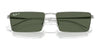 Ray-Ban EMY RB3741 Sunglasses / Silver №003/80 / Blue (2N 33.3%) / Size 56