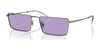 Ray-Ban EMY RB3741 Sunglasses / Gunmetal №004/1A / Violet (2N 38.9%) / Size 56