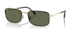 Ray-Ban RB3746 Sunglasses / Black On Arista №927158 / G-15 Green (Polarized) (3P 11%) / Size 56