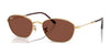 Ray-Ban RB3749 Sunglasses / Arista Gold №001/C5 / Red (3N 13.2%) / Size 55
