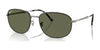 Ray-Ban RB3754 Sunglasses | Size 60 / Matte Black On Matte Gunmetal №927458 / Green (Polarized) (3P 11%)