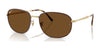 Ray-Ban RB3754 Sunglasses | Size 60 / Matte Havana On Matte Arista Gold №927557 / Brown (Polarized) (3P 11.9%)
