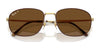 Ray-Ban RB3754 Sunglasses | Size 60 / Arista Gold №001/31 / Green (3N 13.2%)