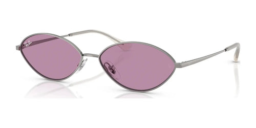 Ray-Ban KAI RB3757 Sunglasses / Gunmetal №004/69 / Dark Violet (2N 39.5%) / Size 56