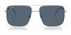 Ray-Ban ARI RB3758 Sunglasses / Gunmetal №004/84 / Pink (2N 32.7%) / Size 54