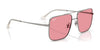 Ray-Ban ARI RB3758 Sunglasses / Gunmetal №004/84 / Pink (2N 32.7%) / Size 54