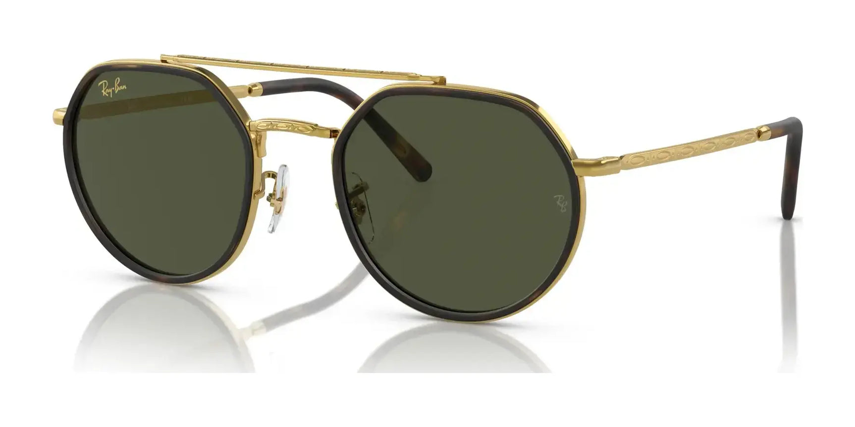Ray-Ban RB3765 Sunglasses Legend Gold / Green Ray-Ban RB3765 Sunglasses Legend Gold / Green