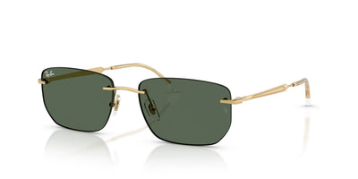 Ray-Ban RB3768 Sunglasses Arista Gold / Dark Green