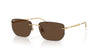 Ray-Ban RB3768 Sunglasses | Size 56 / Arista Gold №001/73 / Dark Brown (3N 12.36%)