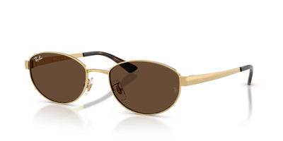 Ray-Ban RB3774D Sunglasses Arista Gold / Dark Brown