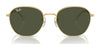 Ray-Ban RB3809 Sunglasses / Arista Gold №001/31 / Green (3N 13.2%) / Size 53
