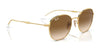 Ray-Ban RB3809 Sunglasses / Arista Gold №001/31 / Green (3N 13.2%) / Size 53