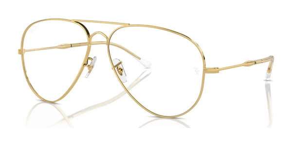 Ray-Ban OLD AVIATOR RB3825 Eyeglasses | Size 58 / Arista Gold №001/GG / Clear/Blue (Photochromic) (3F 16.3%)
