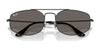 Ray-Ban EXPLORER 5 RB3845 Sunglasses / Black №002/B1 / Dark Grey (3N 15.30%) / Size 57