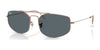 Ray-Ban EXPLORER 5 RB3845 Sunglasses / Copper №9035R5 / Blue (3N 10.7%) / Size 57
