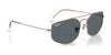 Ray-Ban EXPLORER 5 RB3845 Sunglasses / Black №002/B1 / Dark Grey (3N 15.30%) / Size 57