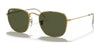 Ray-Ban FRANK RB3857 Sunglasses / Gold №919658 / G-15 Green (Polarized) (3P 11%) / Size 51
