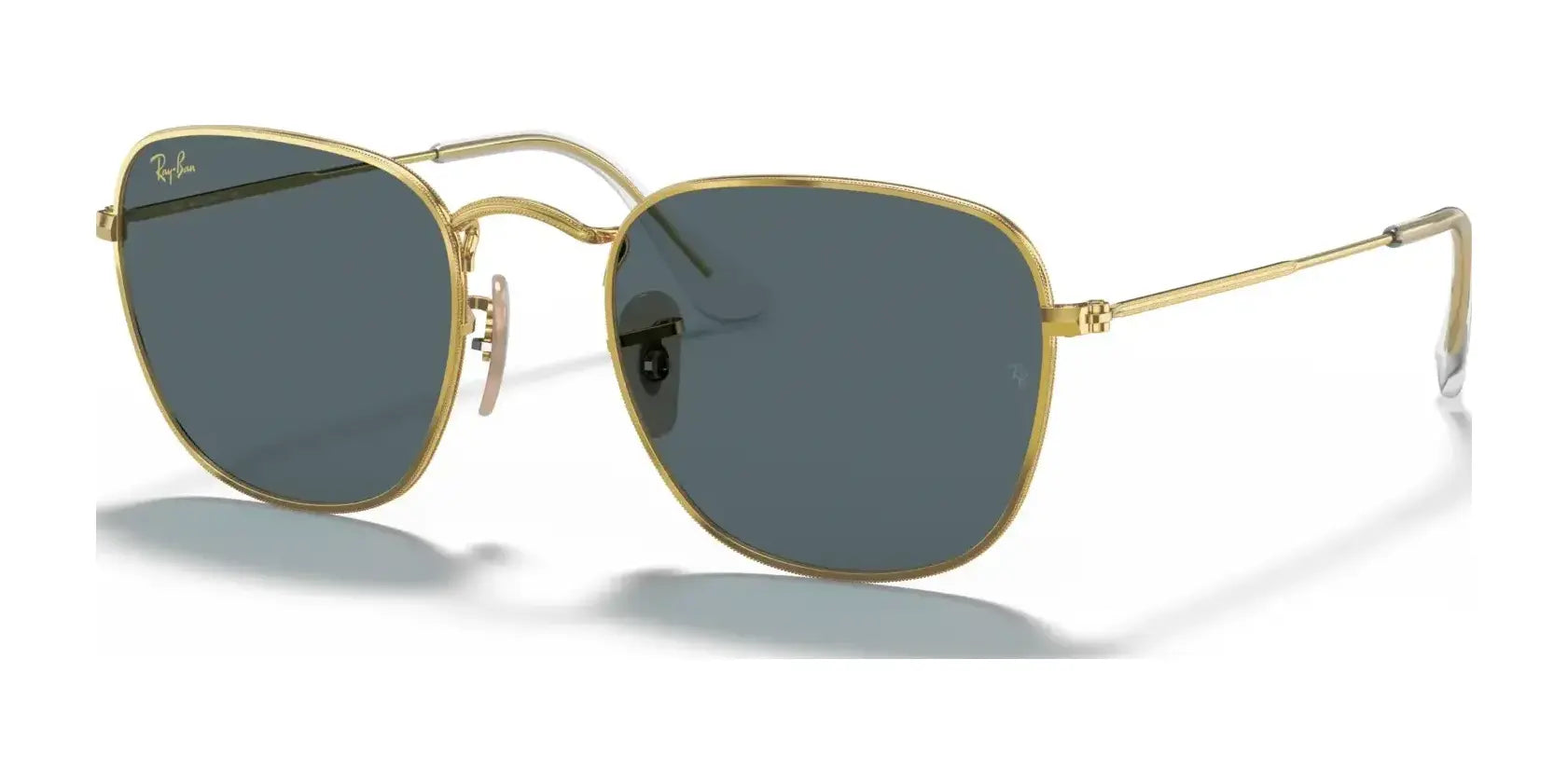 Ray-Ban FRANK RB3857 Sunglasses Gold / Blue Ray-Ban FRANK RB3857 Sunglasses Gold / Blue