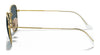 Ray-Ban FRANK RB3857 Sunglasses / Gold №9196R5 / Blue (3N 11.20%) / Size 51