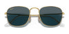 Ray-Ban FRANK RB3857 Sunglasses / Gold №9196R5 / Blue (3N 11.20%) / Size 51