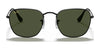 Ray-Ban FRANK RB3857 Sunglasses / Gold №9196R5 / Blue (3N 11.20%) / Size 51