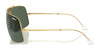 Ray-Ban WINGS III RB3897 Sunglasses | Size 136 / Arista Gold №001/71 / Dark Green (3N 14.0%)