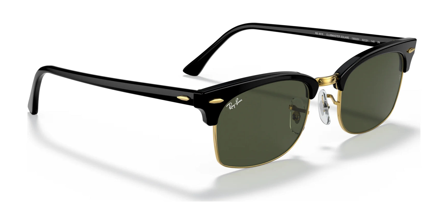 Ray-Ban CLUBMASTER SQUARE RB3916 Sunglasses | Size 52 Ray-Ban CLUBMASTER SQUARE RB3916 Sunglasses | Size 52