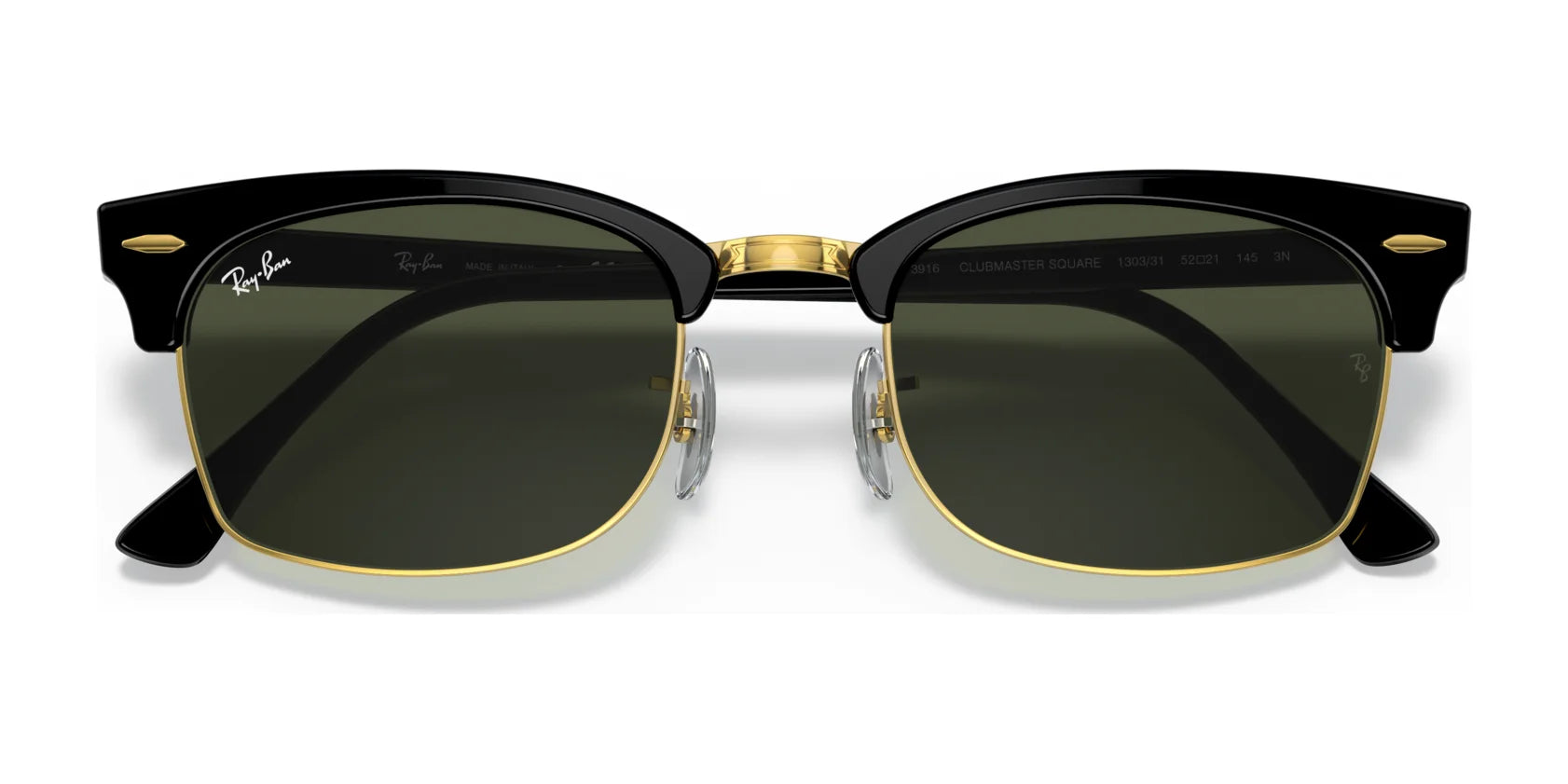 Ray-Ban CLUBMASTER SQUARE RB3916 Sunglasses | Size 52 Ray-Ban CLUBMASTER SQUARE RB3916 Sunglasses | Size 52