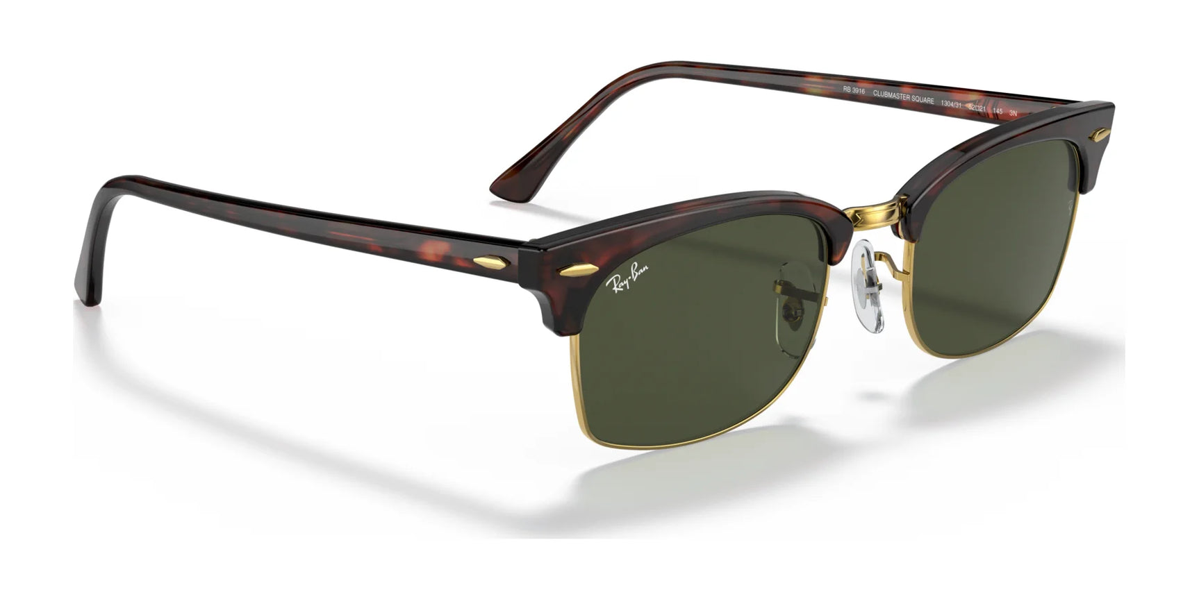 Ray-Ban CLUBMASTER SQUARE RB3916 Sunglasses | Size 52 Ray-Ban CLUBMASTER SQUARE RB3916 Sunglasses | Size 52