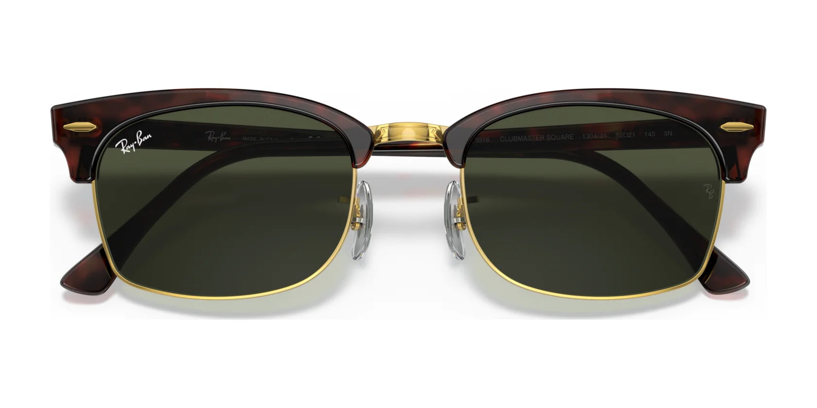 Ray-Ban CLUBMASTER SQUARE RB3916 Sunglasses | Size 52 Ray-Ban CLUBMASTER SQUARE RB3916 Sunglasses | Size 52