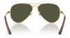Ray-Ban AVIATOR MAX RB3925 Sunglasses / Arista Gold №001/R5 / Blue (3N 10.7%) / Size 58