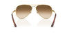 Ray-Ban AVIATOR MAX RB3925 Sunglasses / Arista Gold №001/R5 / Blue (3N 10.7%) / Size 58